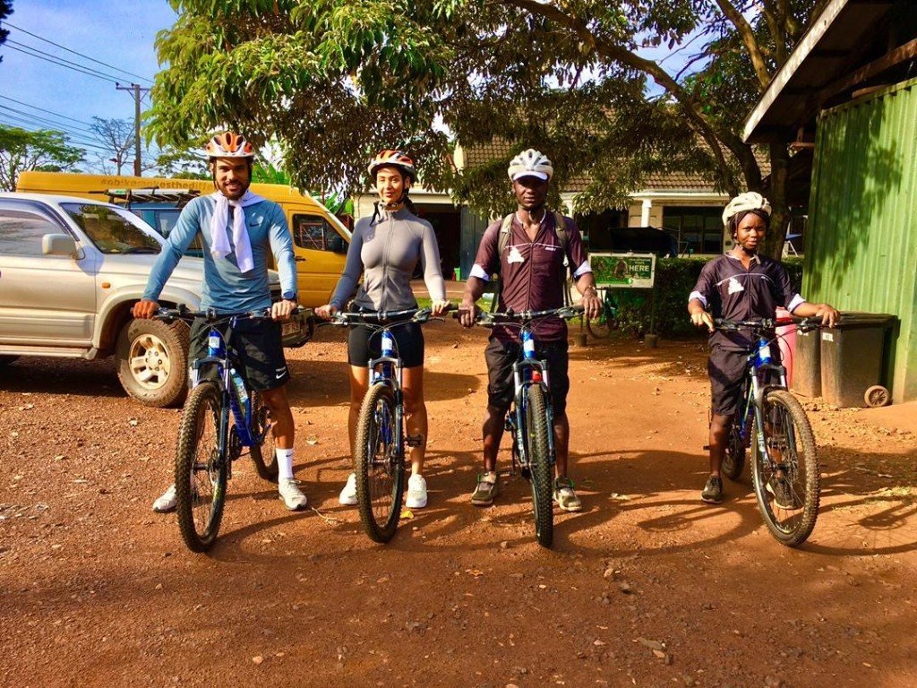 Cycling outing while hired with Stim Road Travels
